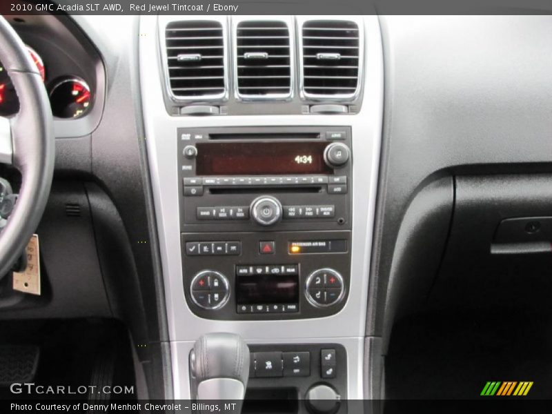 Red Jewel Tintcoat / Ebony 2010 GMC Acadia SLT AWD