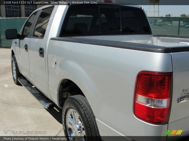 Silver Metallic / Medium Flint Grey 2008 Ford F150 XLT SuperCrew
