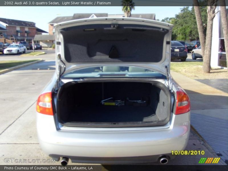 Light Silver Metallic / Platinum 2002 Audi A6 3.0 quattro Sedan