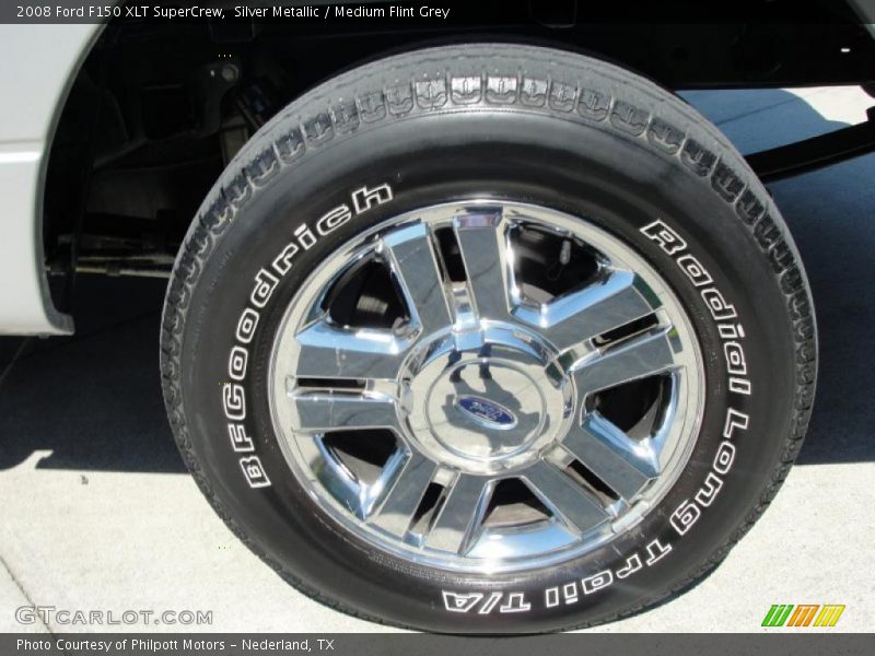 Silver Metallic / Medium Flint Grey 2008 Ford F150 XLT SuperCrew