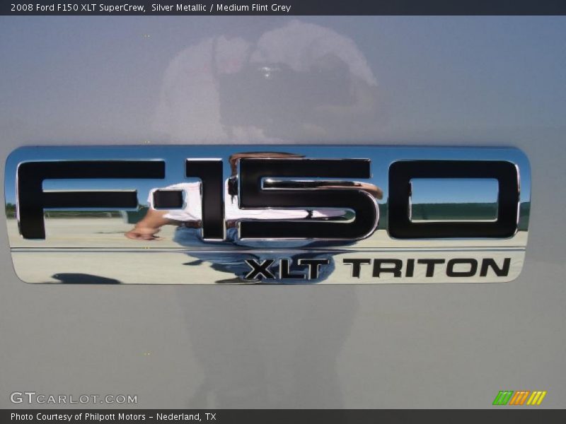 Silver Metallic / Medium Flint Grey 2008 Ford F150 XLT SuperCrew