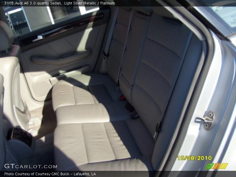 Light Silver Metallic / Platinum 2002 Audi A6 3.0 quattro Sedan