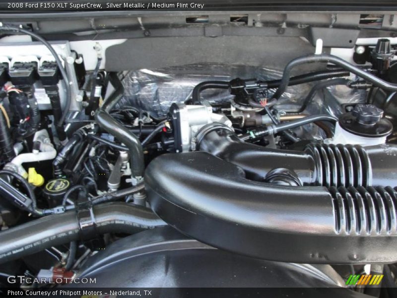 Silver Metallic / Medium Flint Grey 2008 Ford F150 XLT SuperCrew