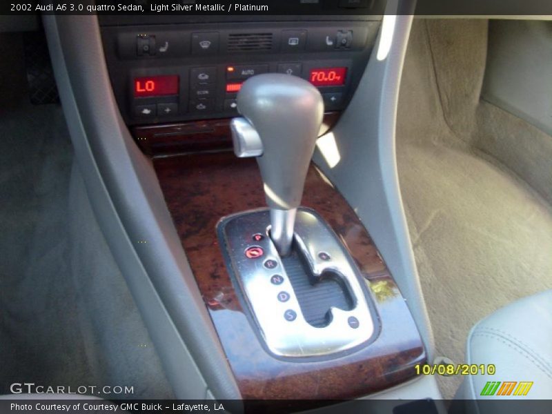  2002 A6 3.0 quattro Sedan 5 Speed Tiptronic Automatic Shifter