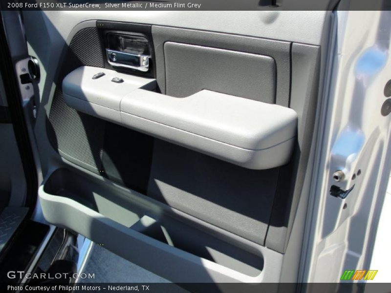 Silver Metallic / Medium Flint Grey 2008 Ford F150 XLT SuperCrew