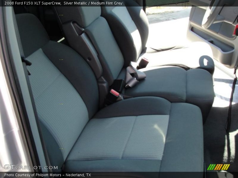 Silver Metallic / Medium Flint Grey 2008 Ford F150 XLT SuperCrew