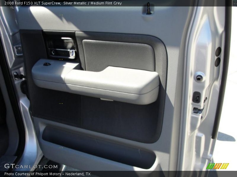 Silver Metallic / Medium Flint Grey 2008 Ford F150 XLT SuperCrew