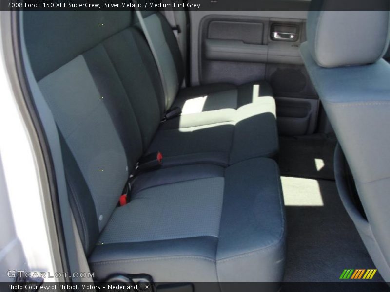 Silver Metallic / Medium Flint Grey 2008 Ford F150 XLT SuperCrew