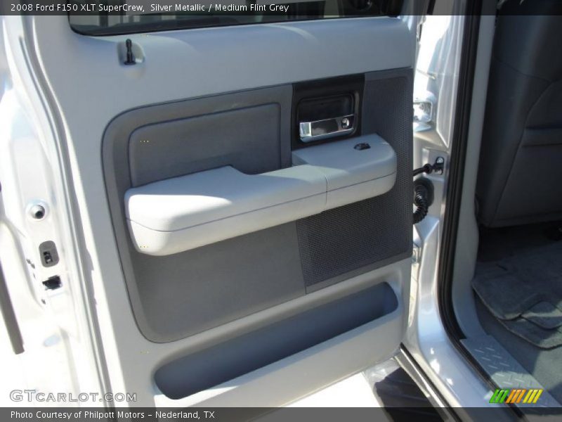 Silver Metallic / Medium Flint Grey 2008 Ford F150 XLT SuperCrew