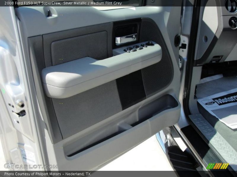 Silver Metallic / Medium Flint Grey 2008 Ford F150 XLT SuperCrew