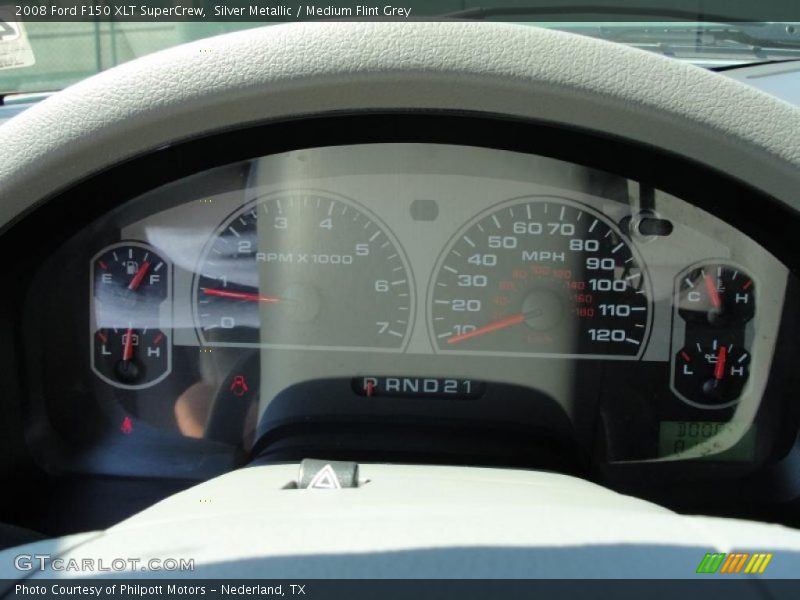 Silver Metallic / Medium Flint Grey 2008 Ford F150 XLT SuperCrew