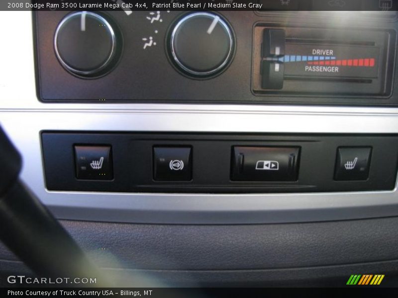 Patriot Blue Pearl / Medium Slate Gray 2008 Dodge Ram 3500 Laramie Mega Cab 4x4