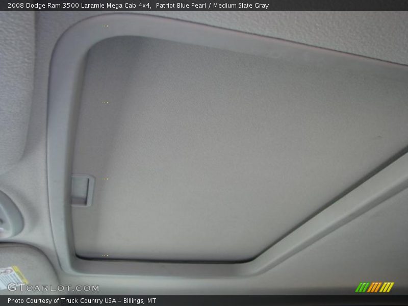 Patriot Blue Pearl / Medium Slate Gray 2008 Dodge Ram 3500 Laramie Mega Cab 4x4