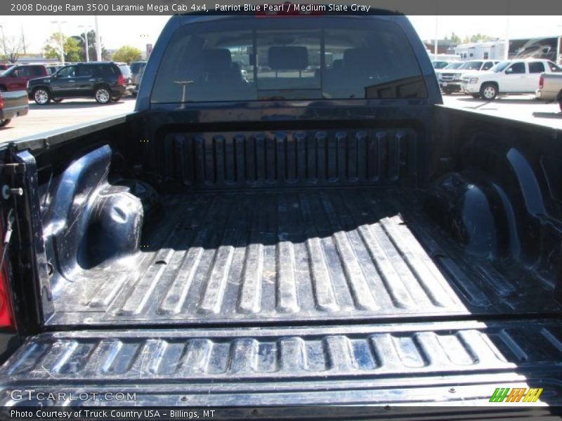 Patriot Blue Pearl / Medium Slate Gray 2008 Dodge Ram 3500 Laramie Mega Cab 4x4