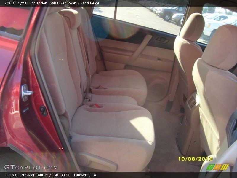 Salsa Red Pearl / Sand Beige 2008 Toyota Highlander