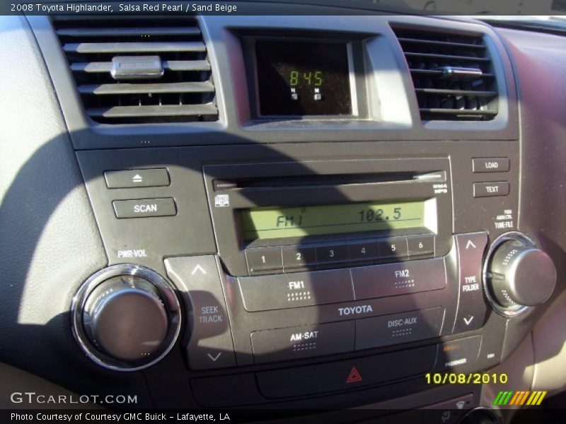 Salsa Red Pearl / Sand Beige 2008 Toyota Highlander