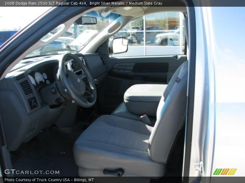 Bright Silver Metallic / Medium Slate Gray 2008 Dodge Ram 2500 SLT Regular Cab 4x4