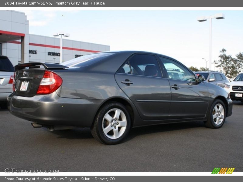 Phantom Gray Pearl / Taupe 2004 Toyota Camry SE V6