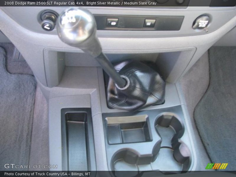 Bright Silver Metallic / Medium Slate Gray 2008 Dodge Ram 2500 SLT Regular Cab 4x4
