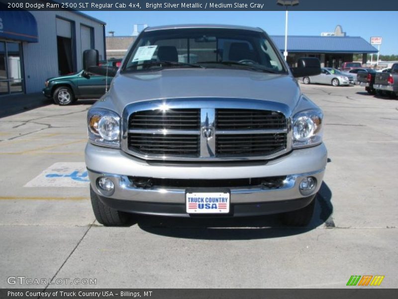 Bright Silver Metallic / Medium Slate Gray 2008 Dodge Ram 2500 SLT Regular Cab 4x4
