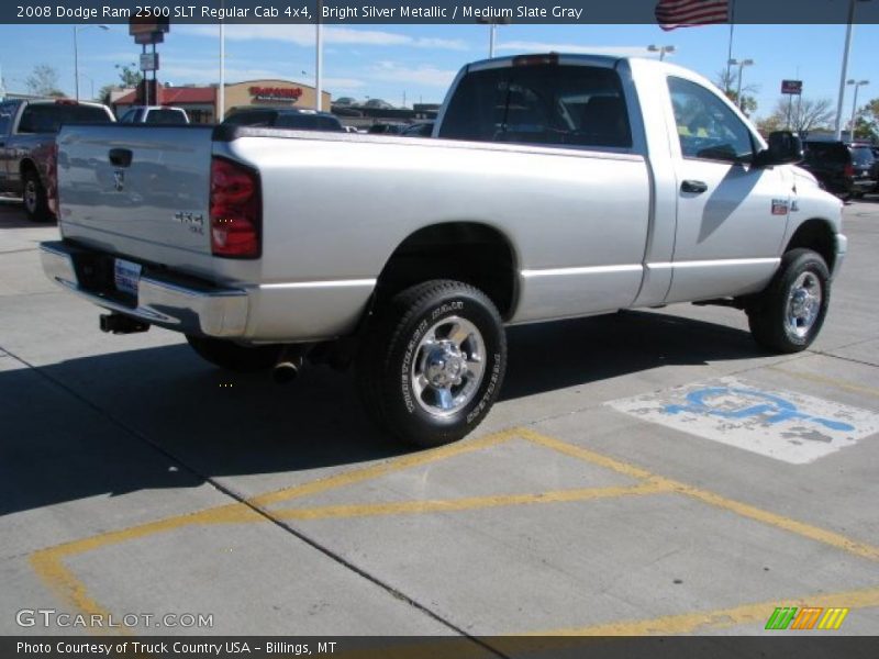 Bright Silver Metallic / Medium Slate Gray 2008 Dodge Ram 2500 SLT Regular Cab 4x4
