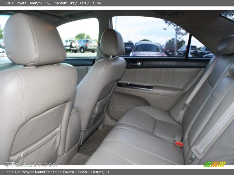 Phantom Gray Pearl / Taupe 2004 Toyota Camry SE V6