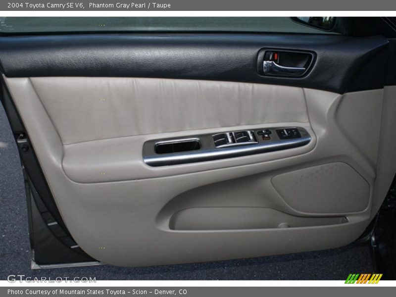 Phantom Gray Pearl / Taupe 2004 Toyota Camry SE V6