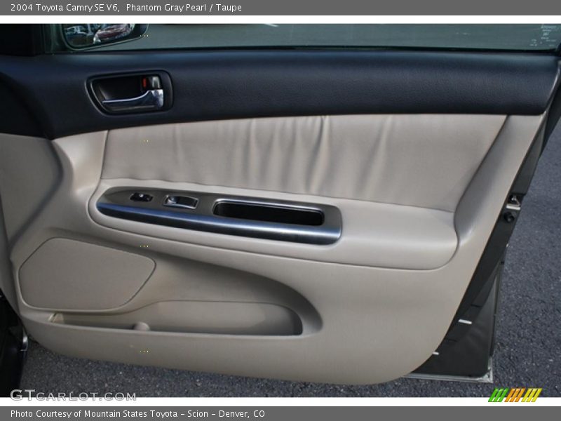 Phantom Gray Pearl / Taupe 2004 Toyota Camry SE V6