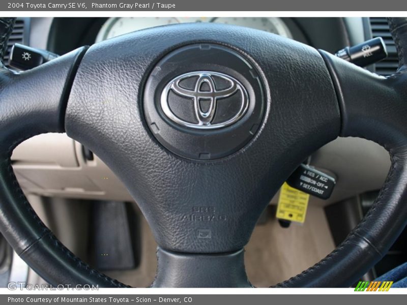 Phantom Gray Pearl / Taupe 2004 Toyota Camry SE V6