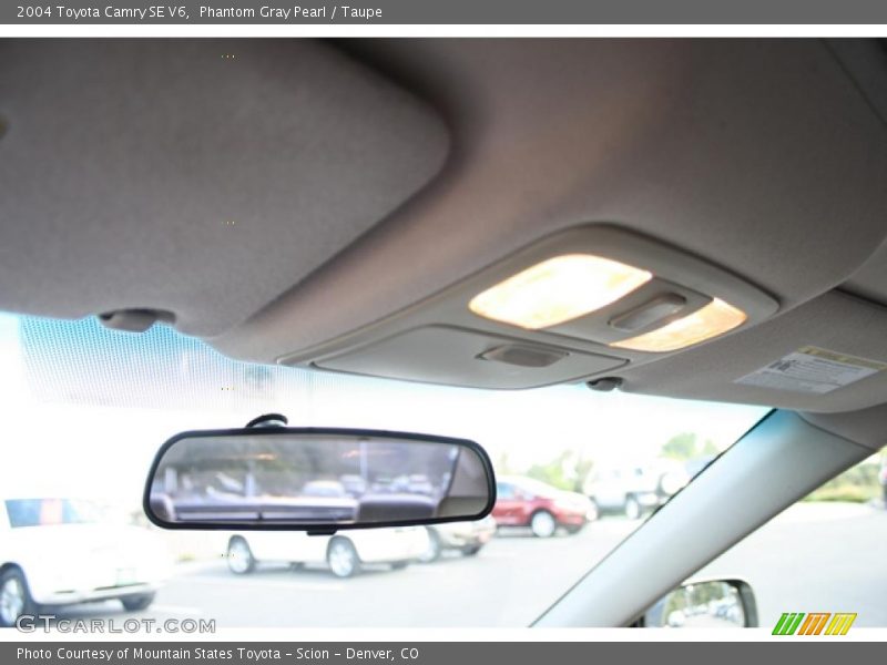 Phantom Gray Pearl / Taupe 2004 Toyota Camry SE V6