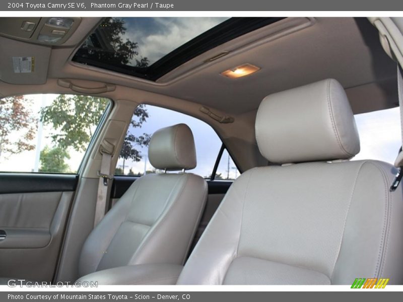 Phantom Gray Pearl / Taupe 2004 Toyota Camry SE V6
