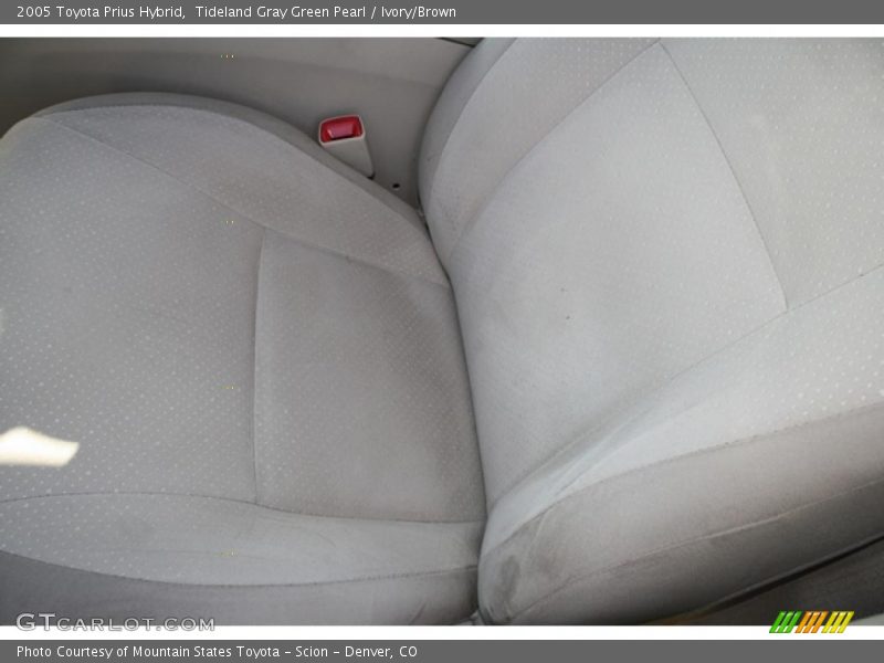 Tideland Gray Green Pearl / Ivory/Brown 2005 Toyota Prius Hybrid