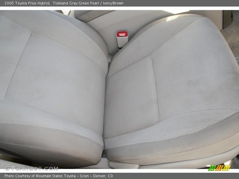 Tideland Gray Green Pearl / Ivory/Brown 2005 Toyota Prius Hybrid