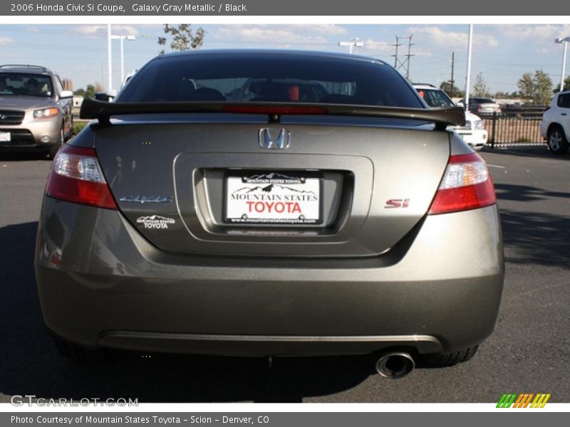 Galaxy Gray Metallic / Black 2006 Honda Civic Si Coupe