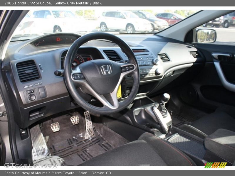 Galaxy Gray Metallic / Black 2006 Honda Civic Si Coupe