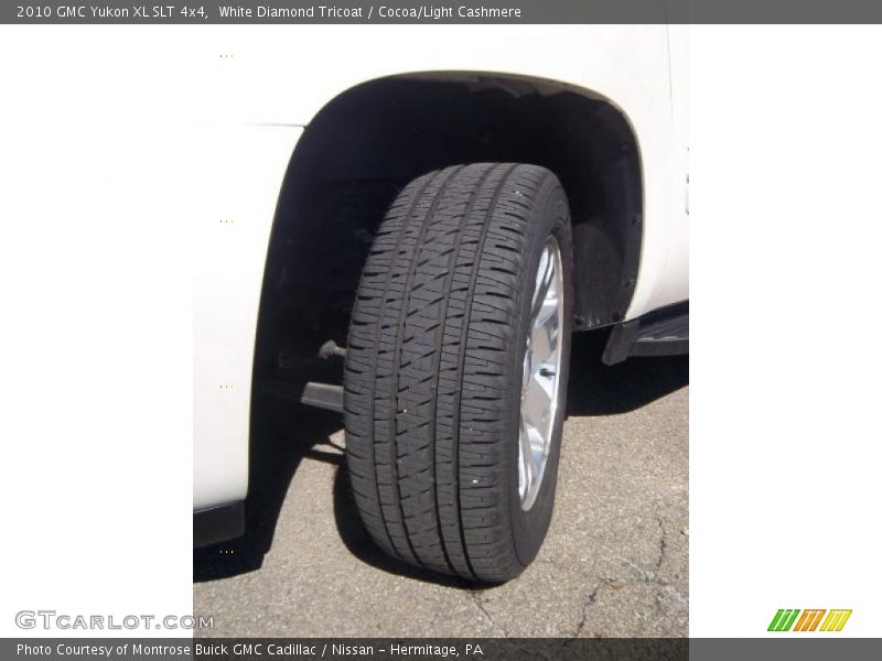 White Diamond Tricoat / Cocoa/Light Cashmere 2010 GMC Yukon XL SLT 4x4