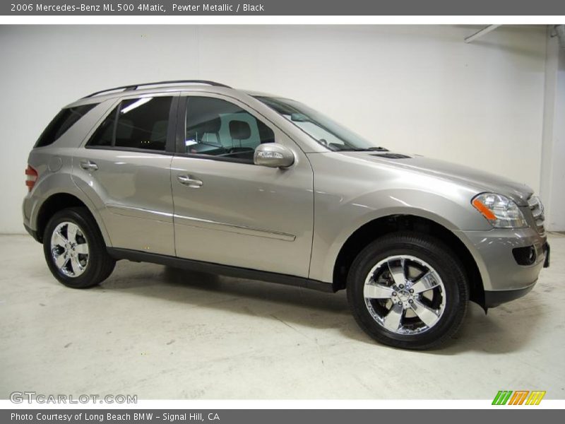 Pewter Metallic / Black 2006 Mercedes-Benz ML 500 4Matic