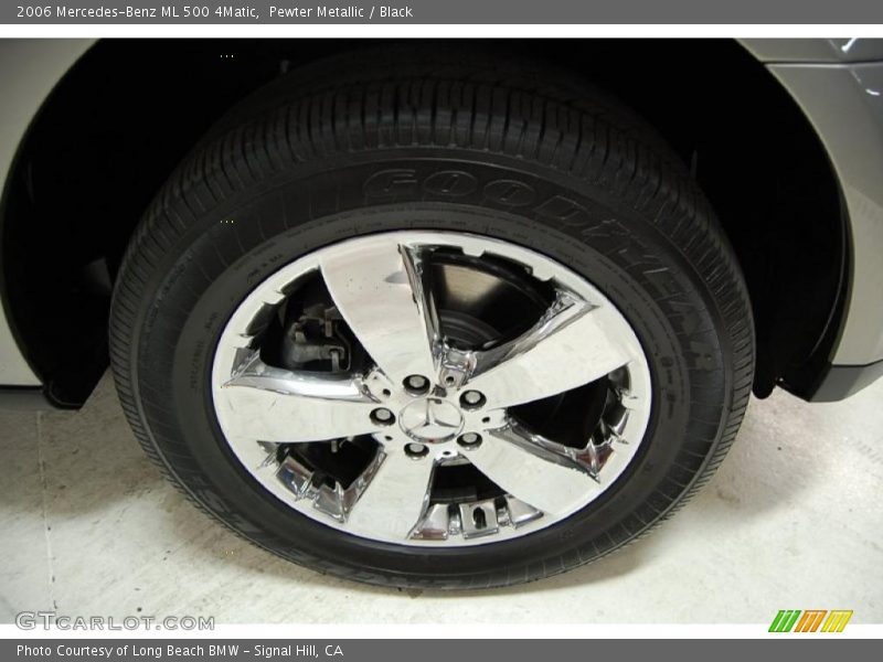 Pewter Metallic / Black 2006 Mercedes-Benz ML 500 4Matic