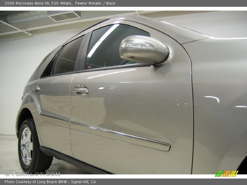 Pewter Metallic / Black 2006 Mercedes-Benz ML 500 4Matic