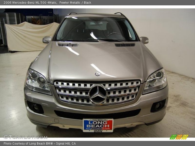 Pewter Metallic / Black 2006 Mercedes-Benz ML 500 4Matic