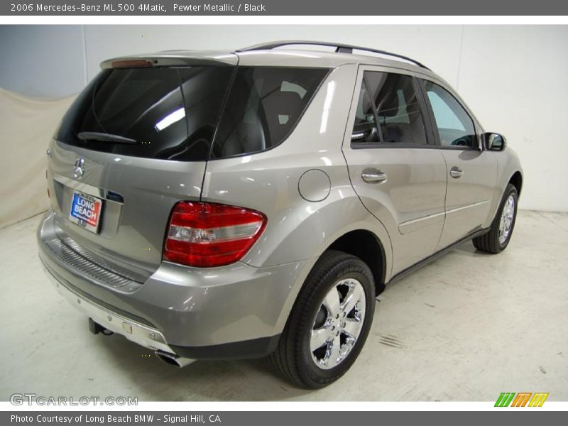 Pewter Metallic / Black 2006 Mercedes-Benz ML 500 4Matic