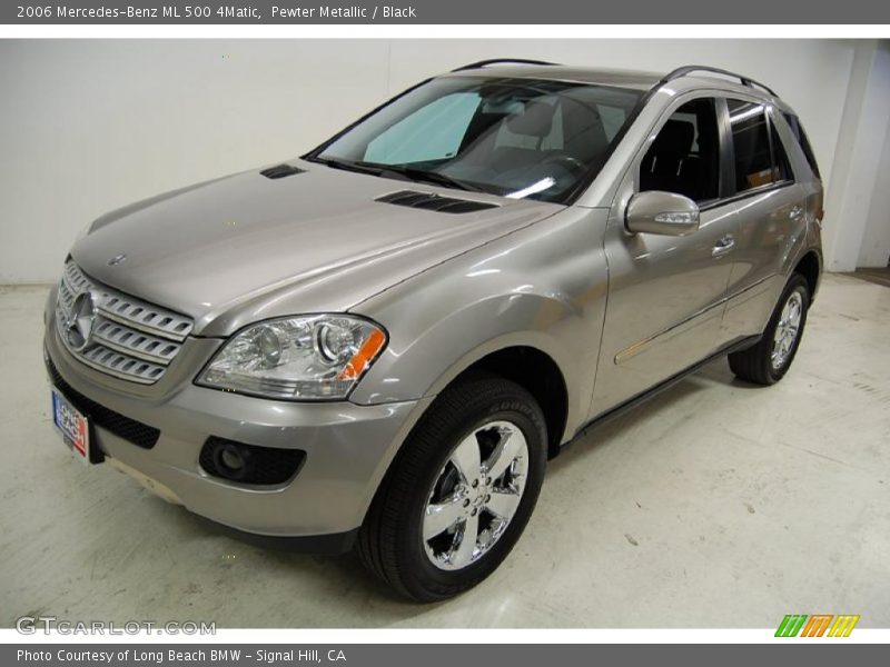 Pewter Metallic / Black 2006 Mercedes-Benz ML 500 4Matic