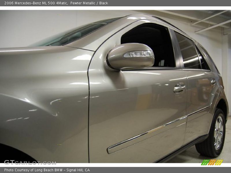Pewter Metallic / Black 2006 Mercedes-Benz ML 500 4Matic