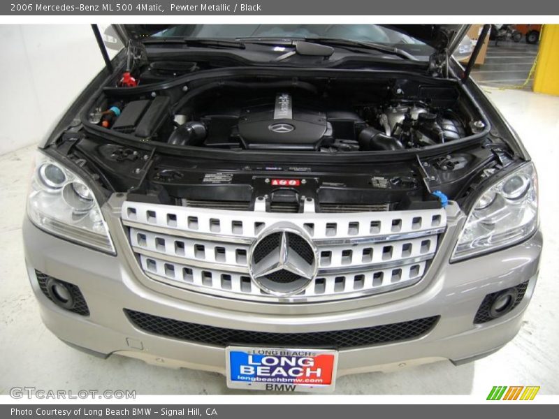 Pewter Metallic / Black 2006 Mercedes-Benz ML 500 4Matic