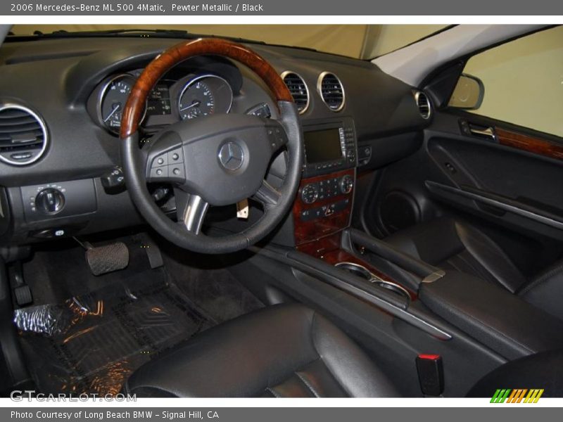 Pewter Metallic / Black 2006 Mercedes-Benz ML 500 4Matic