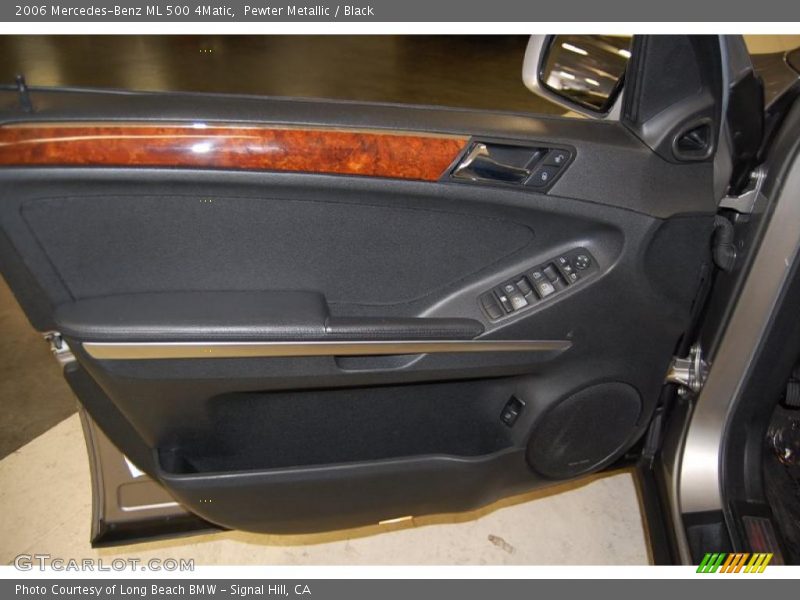 Pewter Metallic / Black 2006 Mercedes-Benz ML 500 4Matic