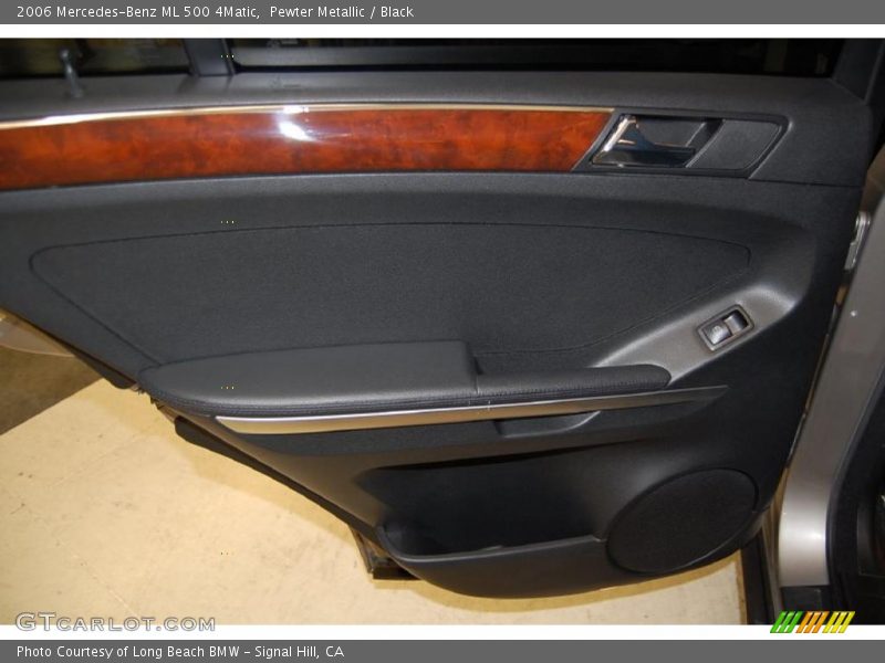 Pewter Metallic / Black 2006 Mercedes-Benz ML 500 4Matic