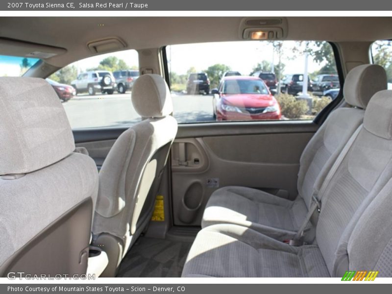 Salsa Red Pearl / Taupe 2007 Toyota Sienna CE