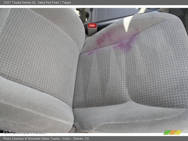 Salsa Red Pearl / Taupe 2007 Toyota Sienna CE