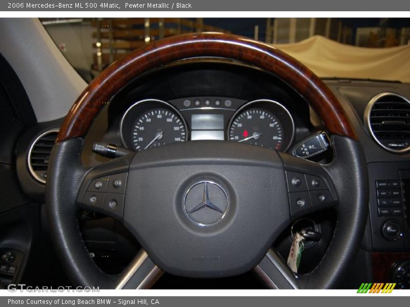 Pewter Metallic / Black 2006 Mercedes-Benz ML 500 4Matic